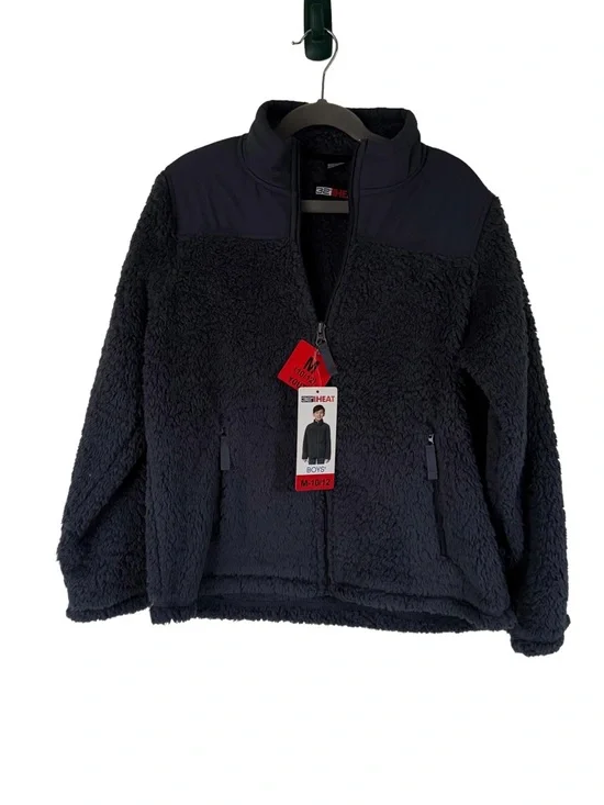 32 Degrees Heat Boys Black Zip Closure Jacket with Zippered Pockets (M 10-12) - Picture 1 of 9